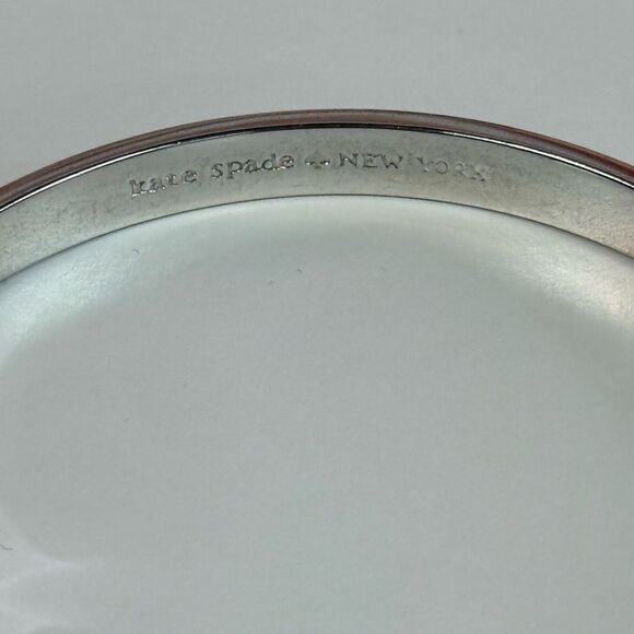 Kate Spade Silver Take A Bow Bangle Bracelet - Picture 5 of 5